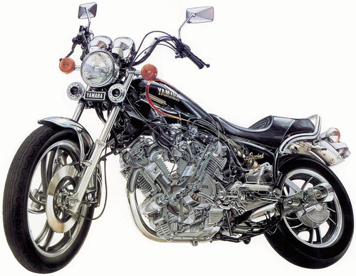 Product picture The Best 1984 - 1999  Yamaha VIRAGO 1100 Repair Service Manual PDF Download
