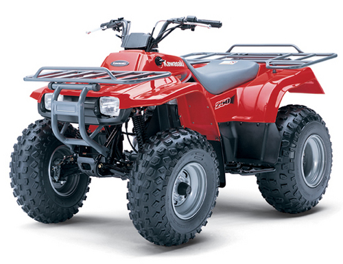 Product picture 2003 - 2009 KAWASAKI KLF250 BAYOU 250 WORKHORSE Repair Service Manual ATV PDF Download 